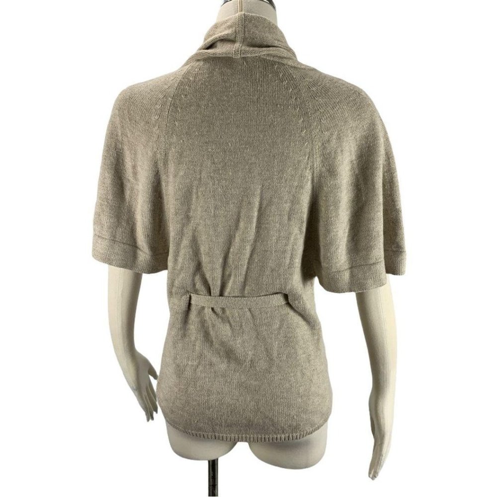 LOFT XS Wrap Cardigan Sweater Rabbit Hair Tie Ann - Picture 3 of 5